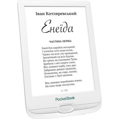 Электронная книга PocketBook 606 White (PB606-D-CIS)  Фото №1